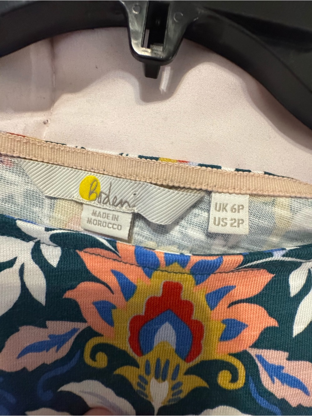 Boden Multicolor Floral Medallion Fit-&-Flare Midi Dress - Picture 5 of 9